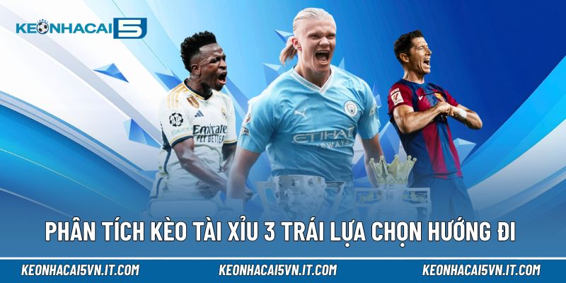 Kèo Tài Xỉu 3 Trái | Cách Đọc Chuẩn, Phân Tích Mốc 3 Bàn 3 Phân tích đúng kèo tài xỉu 3 trái giúp lựa chọn hướng đi hợp lý hơn