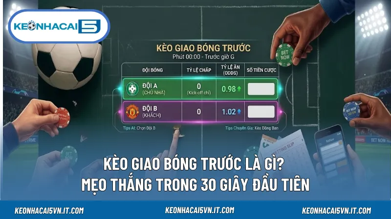 Kèo Giao Bóng Trước Là Gì? Mẹo Thắng Trong 30 Giây Đầu Tiên