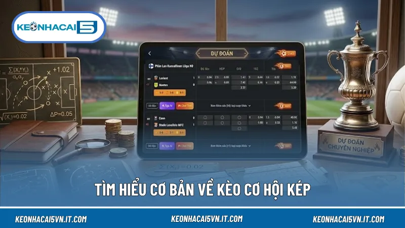 Cơ chế kèo cơ hội kép mở rộng phạm vi dự đoán bằng cách kết hợp hai khả năng xảy ra